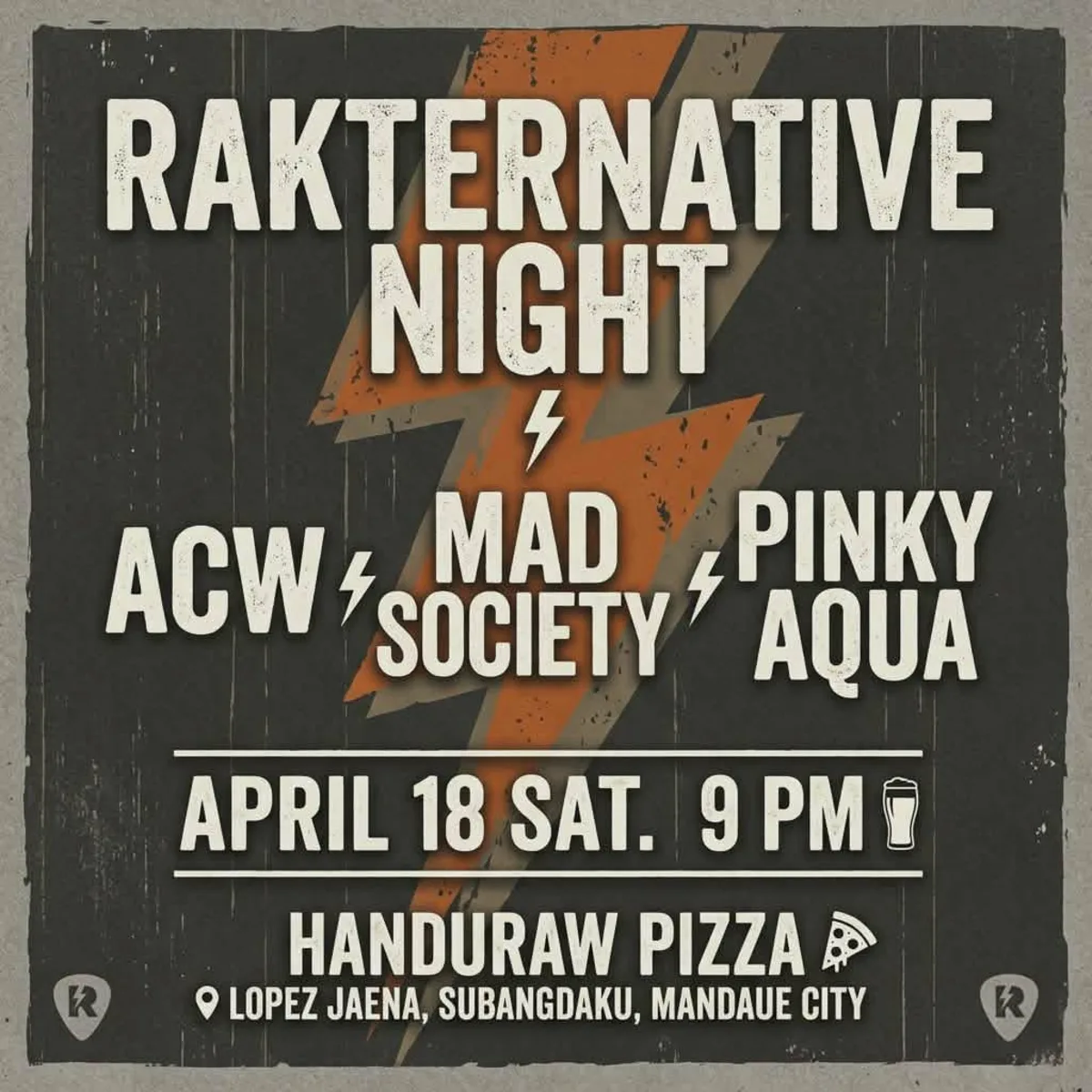 Rakternative Night poster