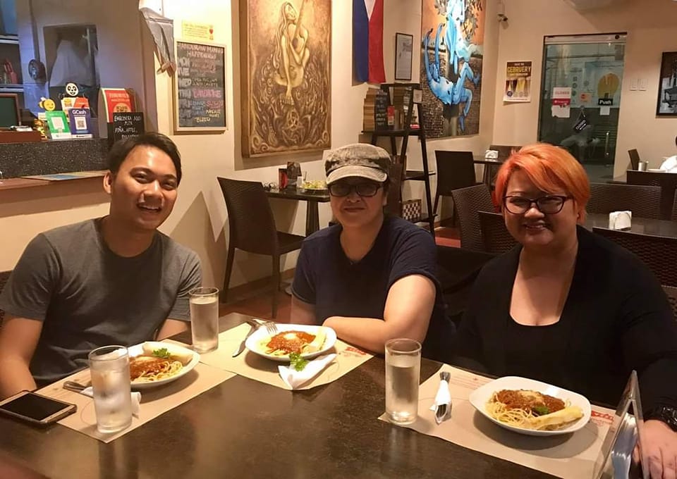 Eric, Zarah, and Liana — the Smith siblings behind the Handuraw Pizza Love Project